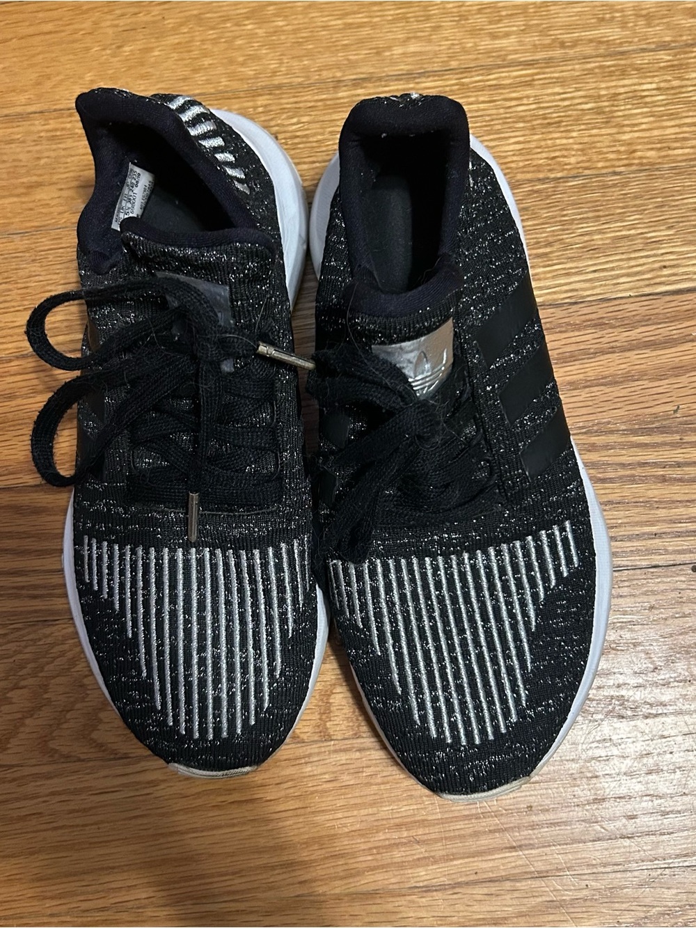 adidas Black and White Women's Athletic Shoes